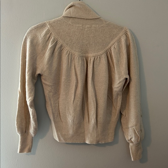 Madewell Women's Cream Cowl Neck Sweater Long Sleeve - Picture 4 of 4